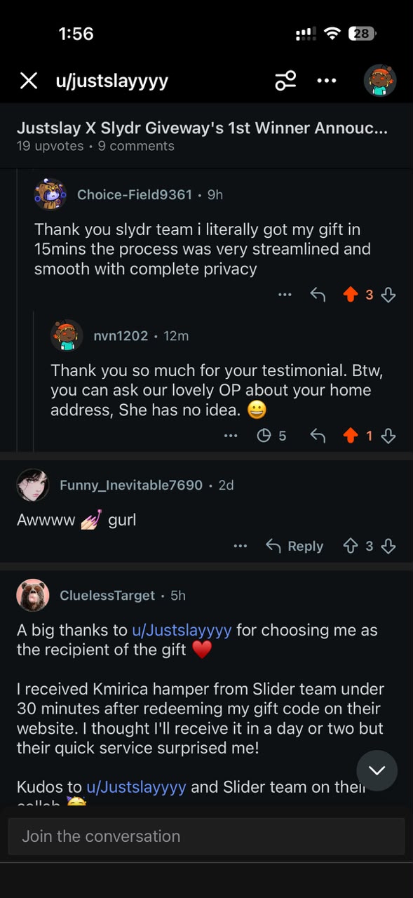 Slydr community
