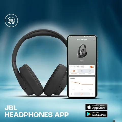 JBL Tune 770NC Bluetooth Headphones (Black) image 1