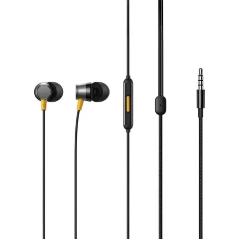 Realme Buds 3 Wired Earphones with Mic (Black) image 5