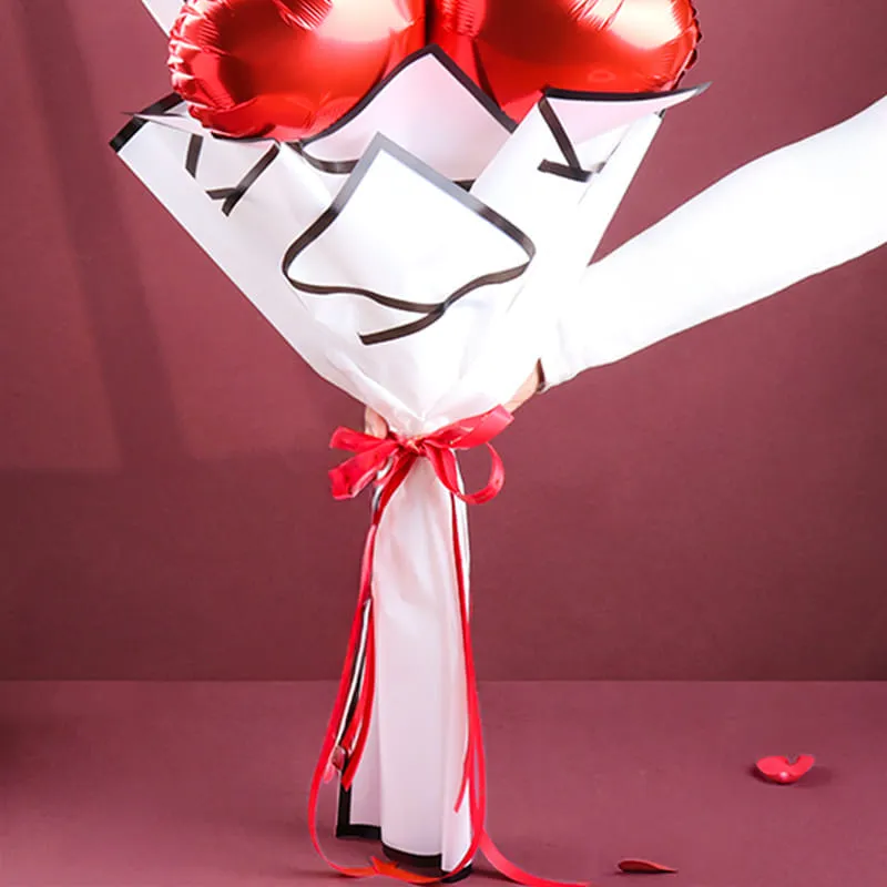 Floweraura Trio Hearts Balloon Bouquet image 2