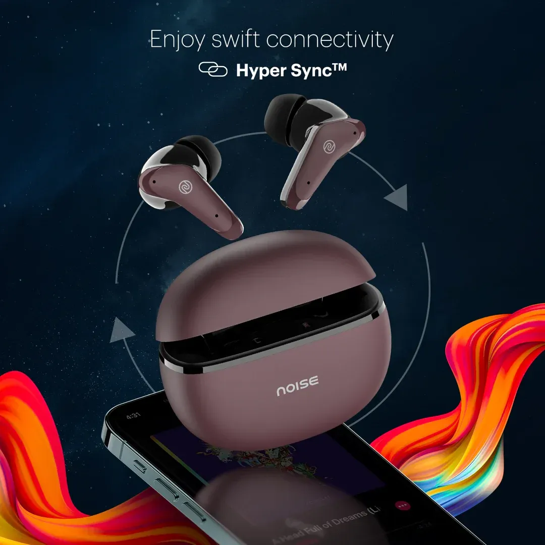 Noise Buds VS102 Plus TWS Earbuds (Deep Wine) image 4