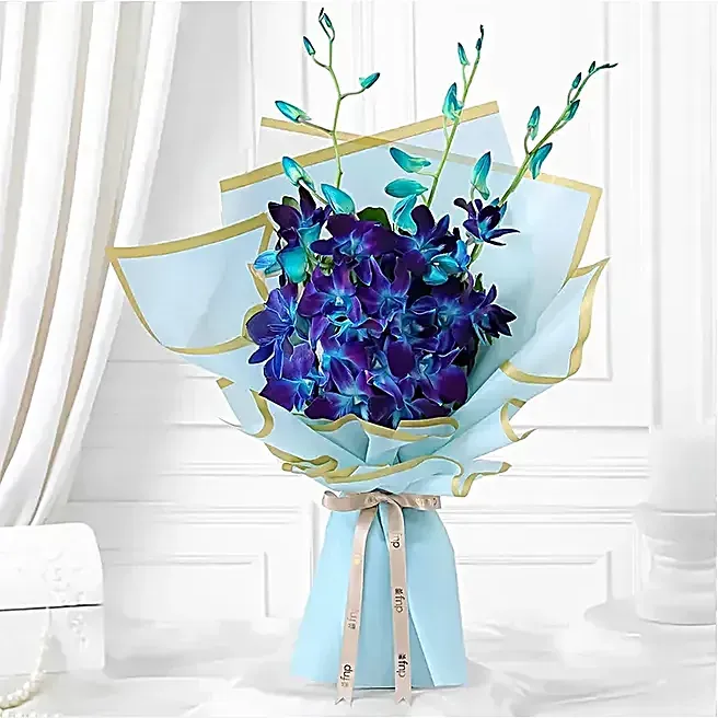FNP Exotic Blue Orchid Arrangement image 3