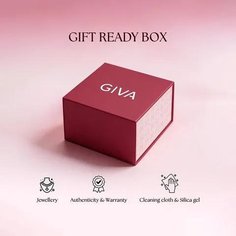 GIVA Silver Flowery Snowflake Studs (Silver) image 1