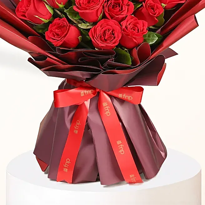 Maroon Majesty Rose Wrap image 2