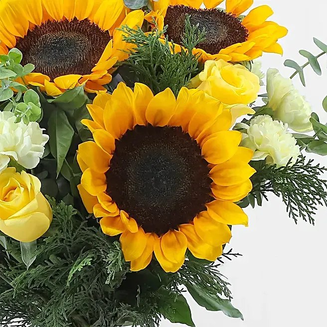 Bright Yellow Floral Ensemble Hand-Tied Bouquet image 3
