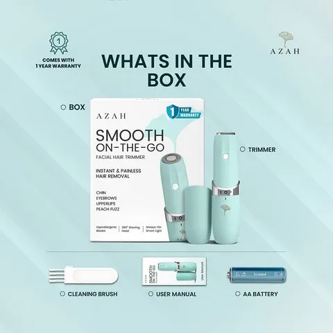Azah Face & Eyebrow Trimmer for Women image 8