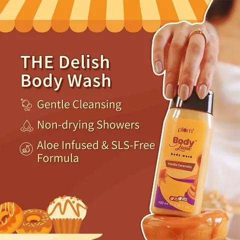 Plum BodyLovin' Vanilla Caramello Bath & Body Gift Set image 6