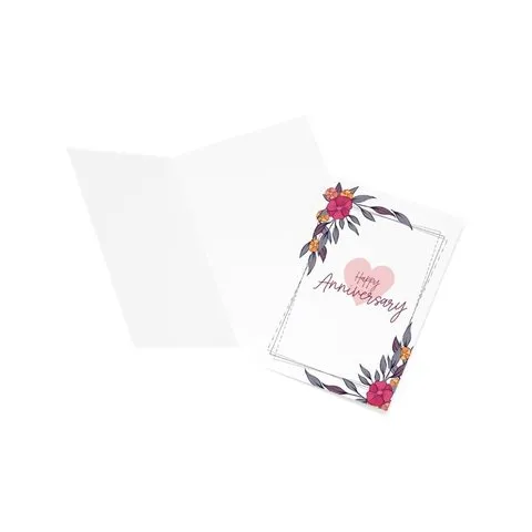 Mad Over Print Floral Anniversary Greeting Card image 1