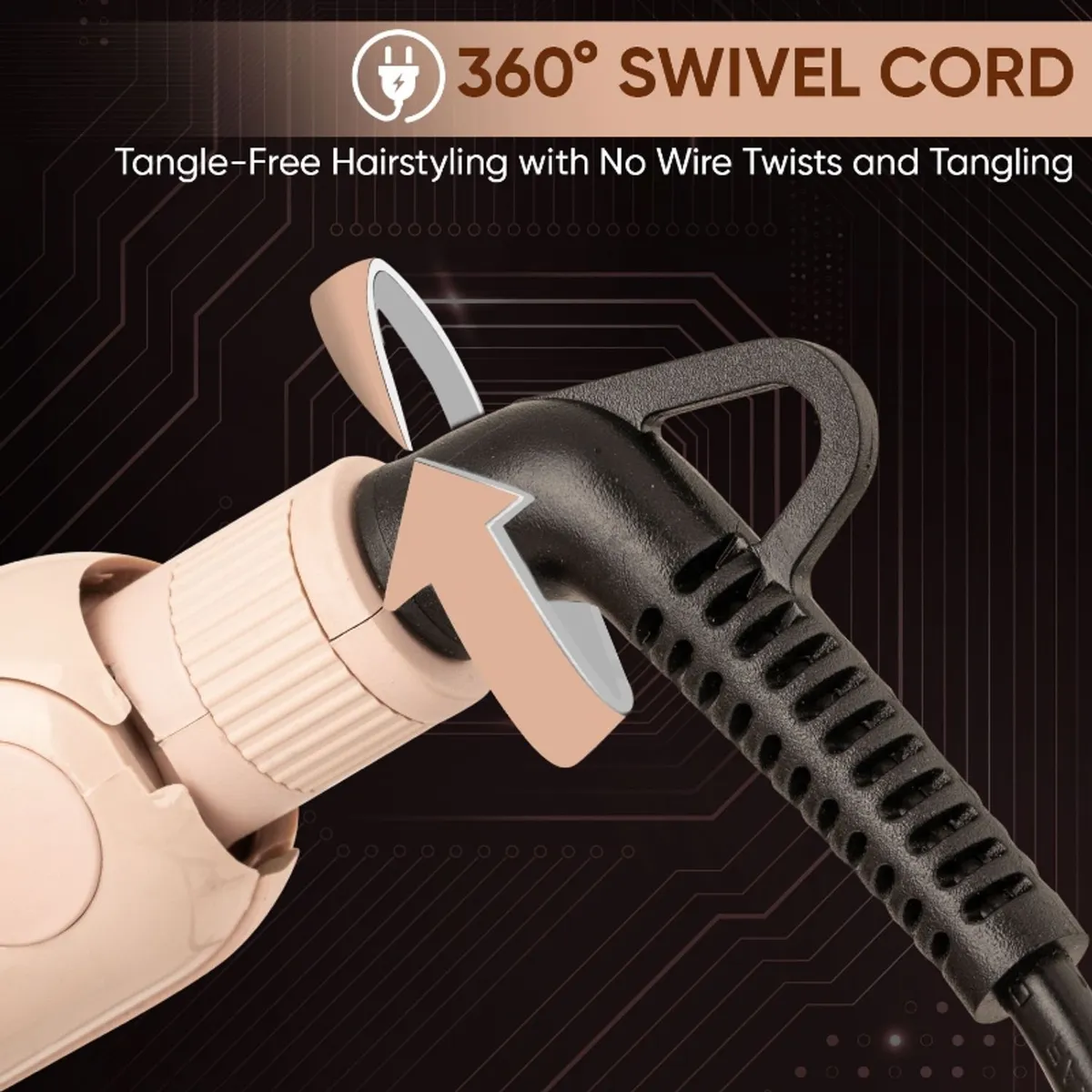 VEGA Mini 3 in 1 Hair Styler- Mini Hair Straightener, Crimper & Curler for Women, (VHSCC-07) (377 g) image 3