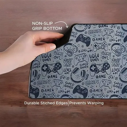 Ant Esports Gamerz Paradise Gaming Mouse Pad (Dark Grey) image 2