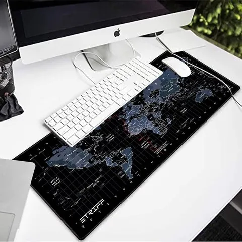 Striff World Map Mouse Pad (Black) image 3
