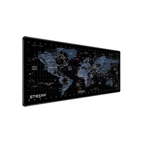 Striff World Map Mouse Pad (Black)