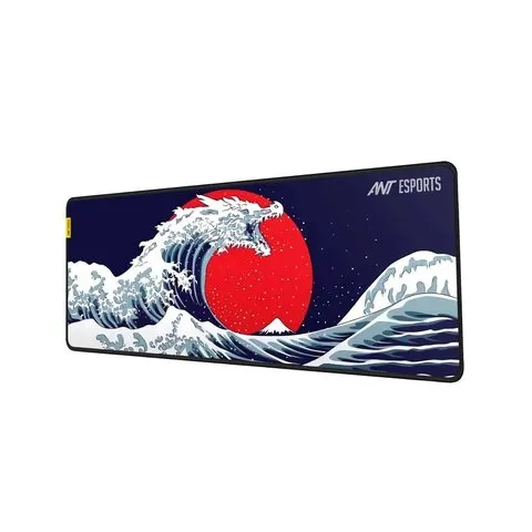 Ant Esports Snow Dragon Keyboard & Gaming Mouse Pad (Blue, Red) image 3