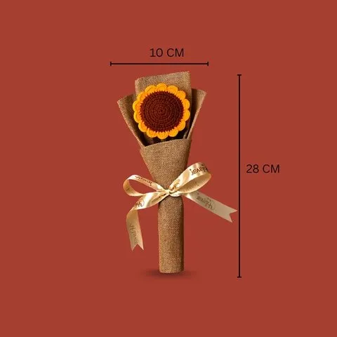 Phlavar - Handmade Sunflower Crochet Flower image 8
