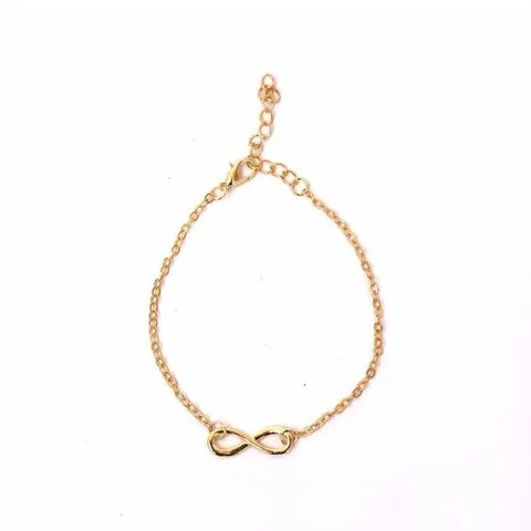 Joker & Witch Infinity Link Bracelet (Golden) image 2