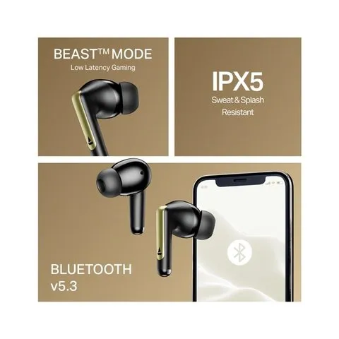 boAt Airdopes 141 Elite ANC TWS Earbuds (Black) image 8