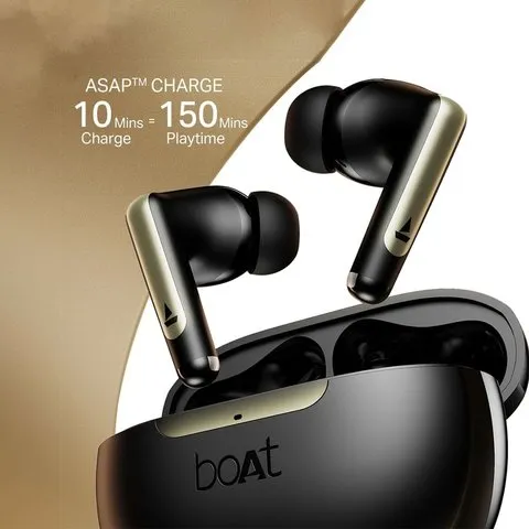 boAt Airdopes 141 Elite ANC TWS Earbuds (Black) image 5