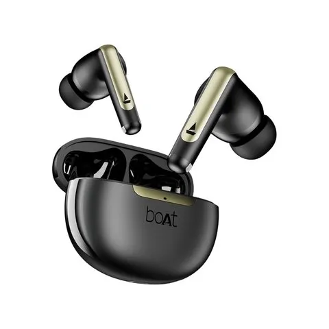 boAt Airdopes 141 Elite ANC TWS Earbuds (Black) image 1