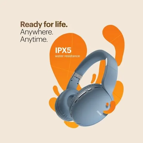 Noise TWO Bluetooth Headphones (Serene Blue) image 4