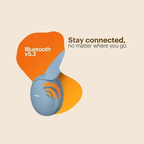 Noise TWO Bluetooth Headphones (Serene Blue) image 6