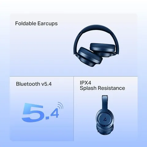 boAt Rockerz 512 ANC Bluetooth Headphones (Cosmic Black) image 6