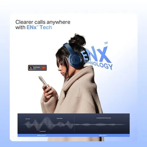 boAt Rockerz 512 ANC Bluetooth Headphones (Cosmic Black) image 4