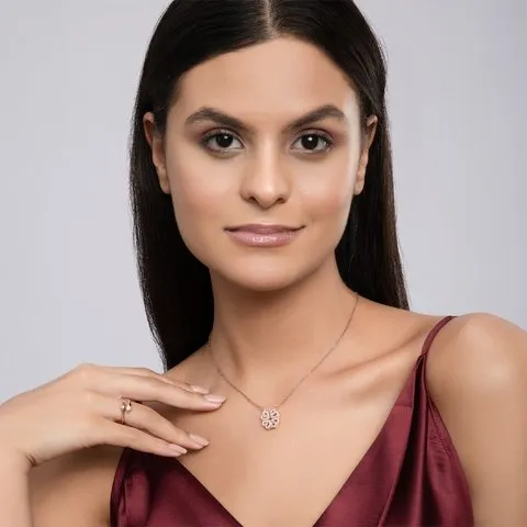 Salty Love Box Necklace & Ring Set (Rose Gold) image 2