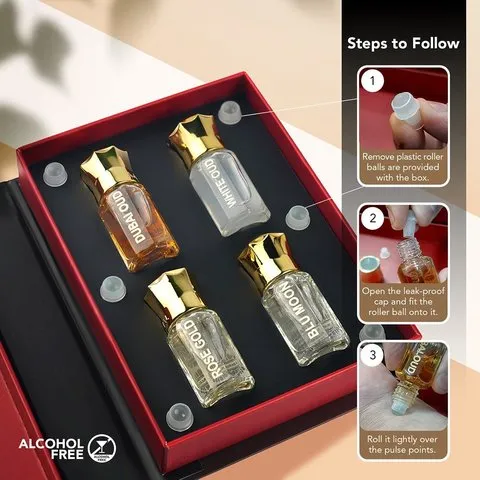 Ajmal Gold Series Attar Gift Set image 4