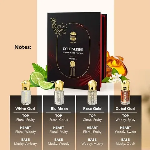 Ajmal Gold Series Attar Gift Set image 3
