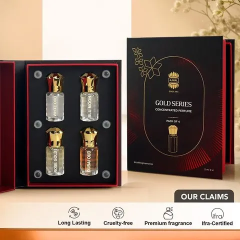 Ajmal Gold Series Attar Gift Set image 1