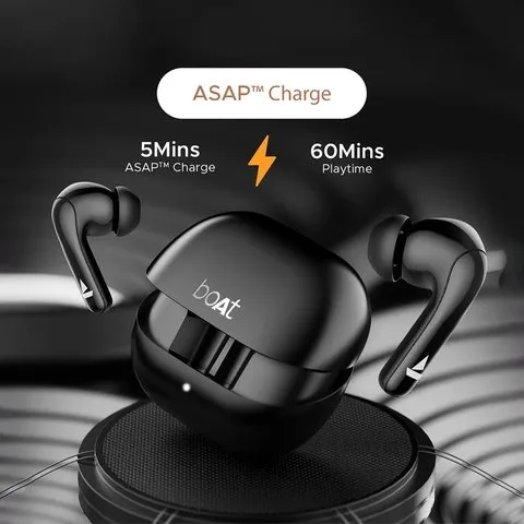 boAt Airdopes 155 TWS Earbuds (Black) image 2
