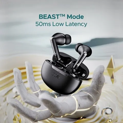 boAt Airdopes 141 ANC TWS Earbuds (Gunmetal Black) image 4