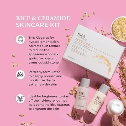 The Face Shop Rice & Ceramide Skin Care Kit image 3