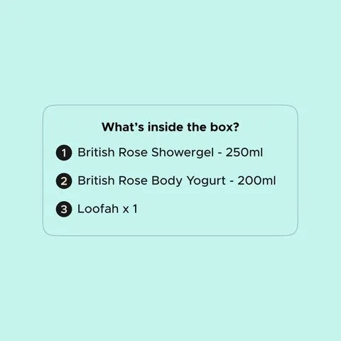 The Body Shop British Rose Showering Delight Gift Set image 2