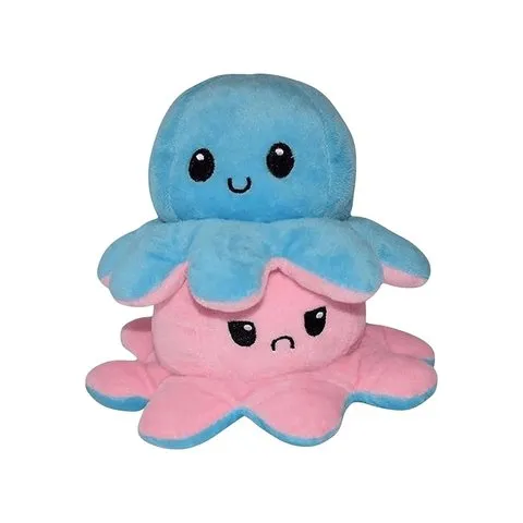 Lovey Dovey Octopus Plushie Reversible Soft Toy image 3