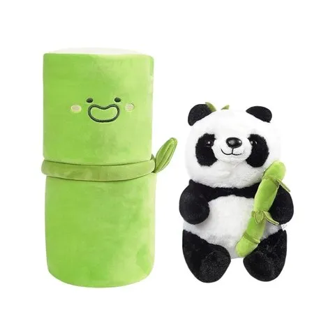 Babique Panda Bamboo Stuffed Soft Toy image 1