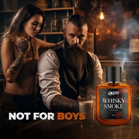 Beardo Long Lasting Perfume for Men EDP (Whisky Smoke) image 5