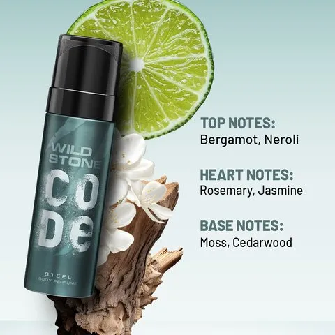 Wild Stone Code Steel Body Perfume image 3
