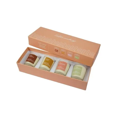 Fragrance Votive Candle Set with Frosted Glass by Auradecor image 8