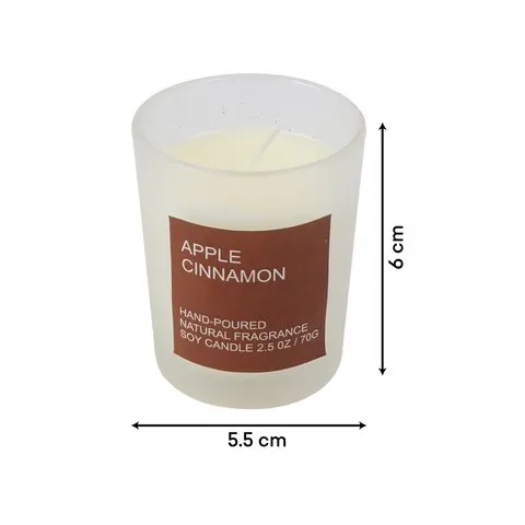 Fragrance Votive Candle Set with Frosted Glass by Auradecor image 2