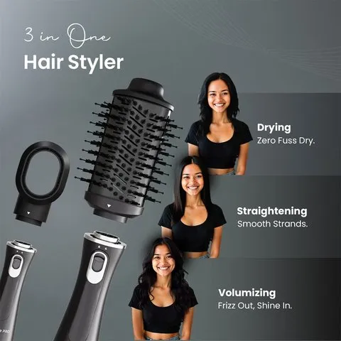 UltraCare PRO EVA 3 in 1 Hair Dryer and Volumizer (Black, 1200 W) image 6
