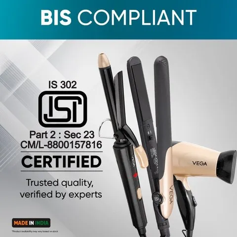Vega Miss Versatile Hair Styling Kit, VHSS-03 (Black, 1000 W) image 9