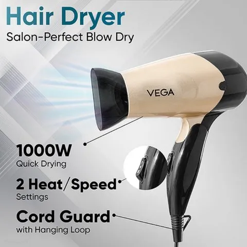 Vega Miss Versatile Hair Styling Kit, VHSS-03 (Black, 1000 W) image 4