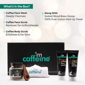 MCaffeine Coffee Moment Skin Care Gift Kit – Valentine’s Day Self-Care Skincare Set (200g + 100ml) image 5