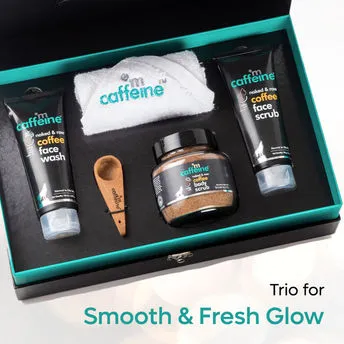 MCaffeine Coffee Moment Skin Care Gift Kit – Valentine’s Day Self-Care Skincare Set (200g + 100ml) image 3