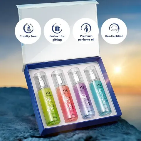 AND Ajmal Fragrance Mist Perfume Gift Set for Women (4 x 50 ml) image 5