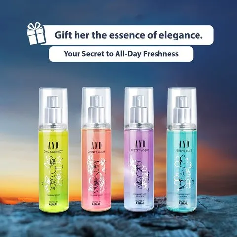 AND Ajmal Fragrance Mist Perfume Gift Set for Women (4 x 50 ml) image 6