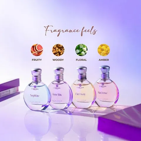 Carlton London Women Exotique EDP Perfume Gift Set (Exotique) 4 pcs image 2