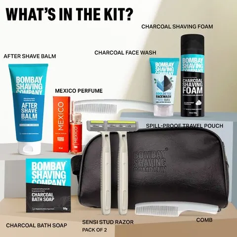 Bombay Shaving Company 9-in-1 Luxury Men's Grooming Kit image 2