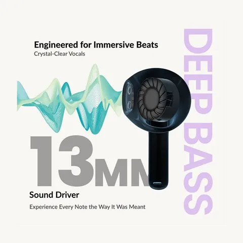 Hammer Ultra Pods TWS Earbuds (Sky Blue) image 6
